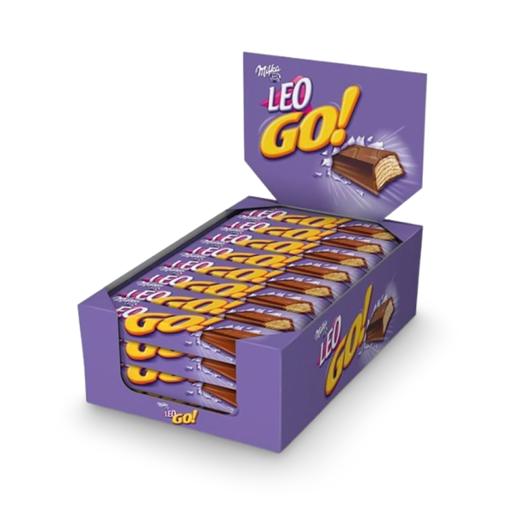 32x48g Gaufrette Chocolat au Lait Leo Go!