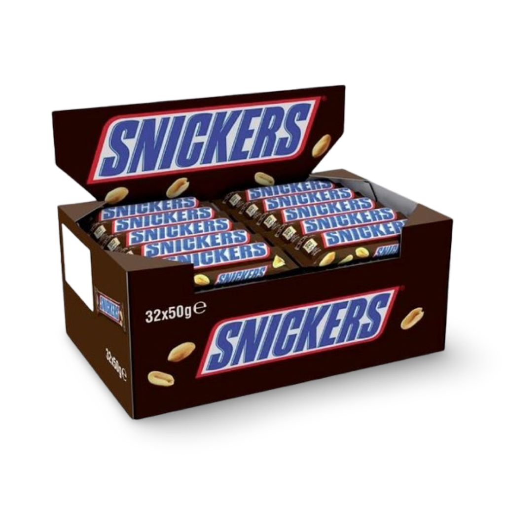 32x50g Barre Chocolatée Snickers
