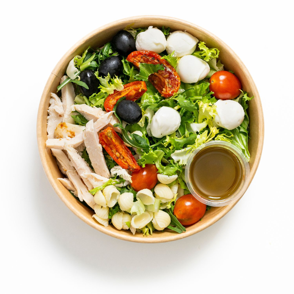 287g Salade pâtes poulet mozzarella