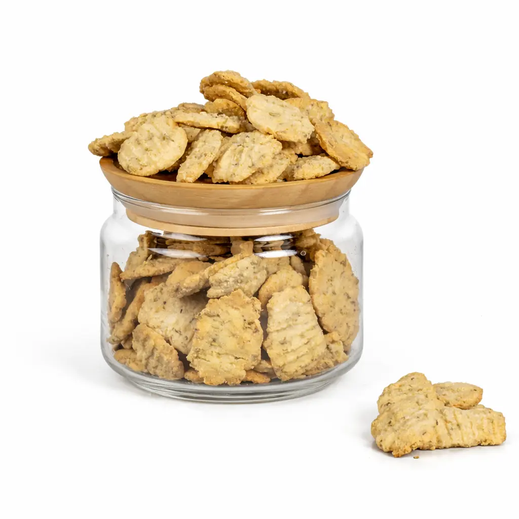 Gezouten Knoflook-en Rozemarijnkoekjes (250g)