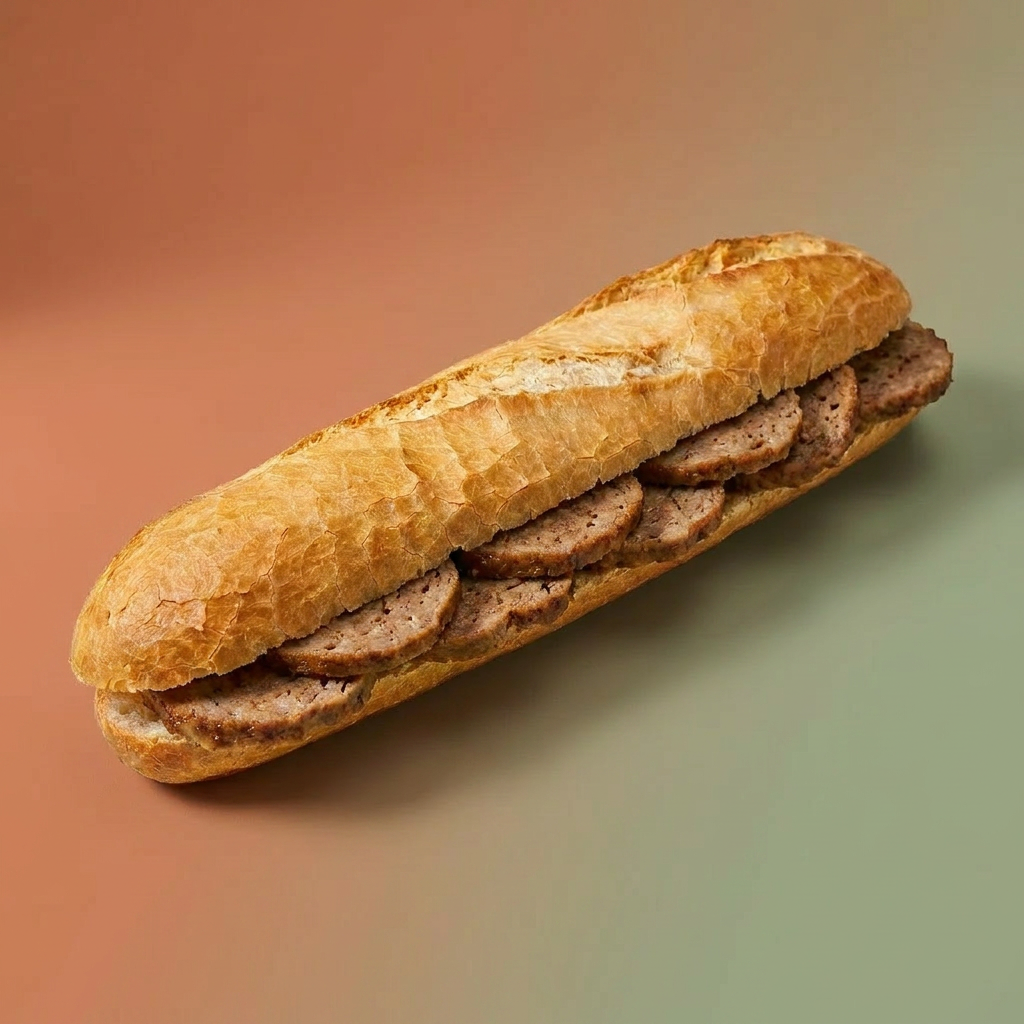 Boulette Sandwich (No Veggies, White)