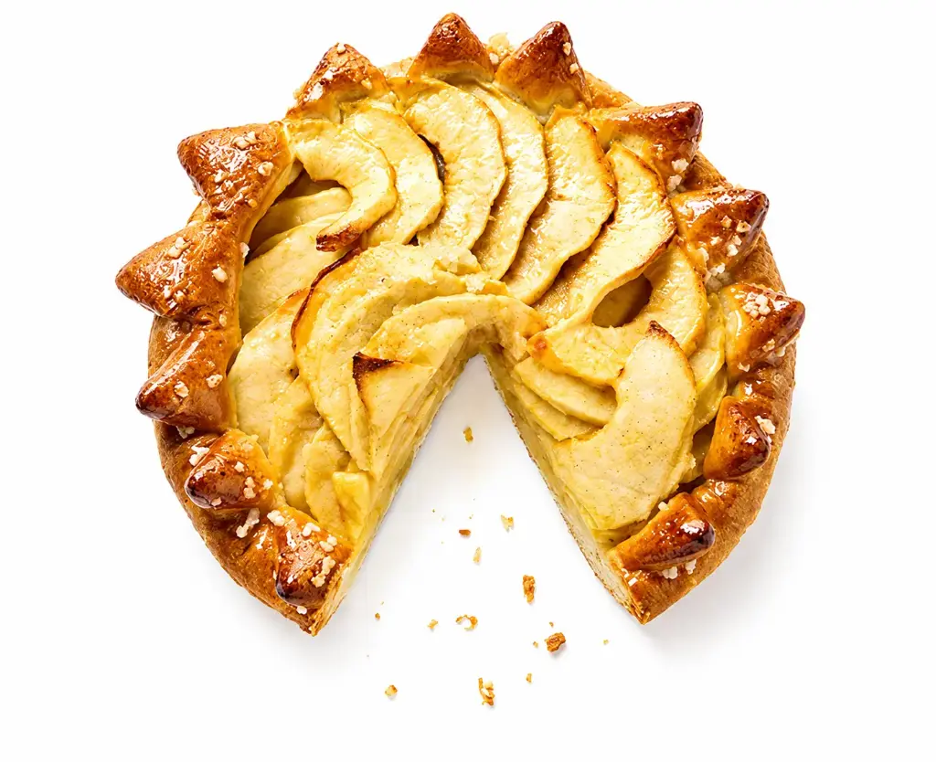 Tarte Pommes Vanille 4 personnes