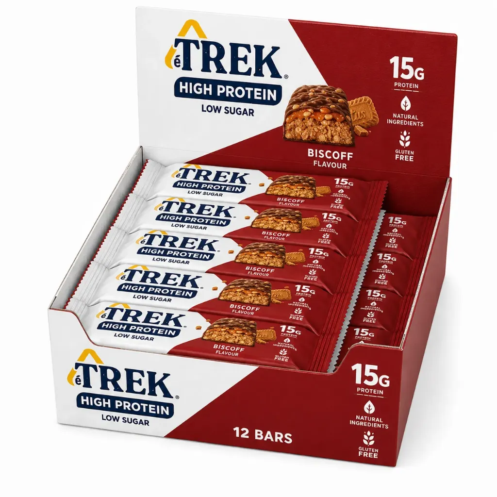 12x55g Barre Protéine Biscoff