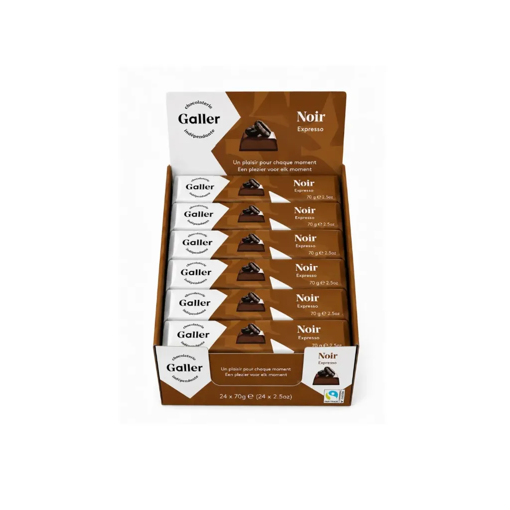 24x70g Koffie Pure Chocoladereep