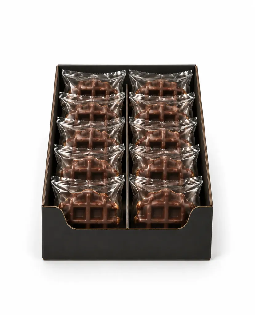 20x60g Liège Waffle with Chocolate